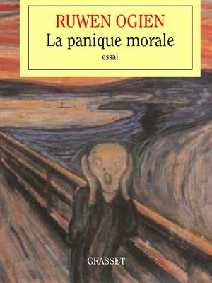 cover image of La panique morale